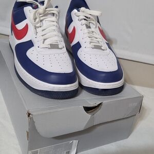 Nike Air Force 1 ‘07 Red White Blue USA CZ9164-100 Men’s SHoes
SIZE: 12.5
